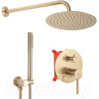 Душевая система REA Lungo Matt Gold P4160