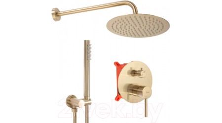Душевая система REA Lungo Matt Gold P4160