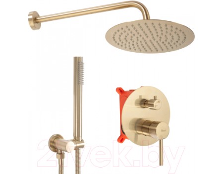 Душевая система REA Lungo Matt Gold P4160