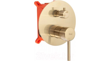 Душевая система REA Lungo Matt Gold P4160