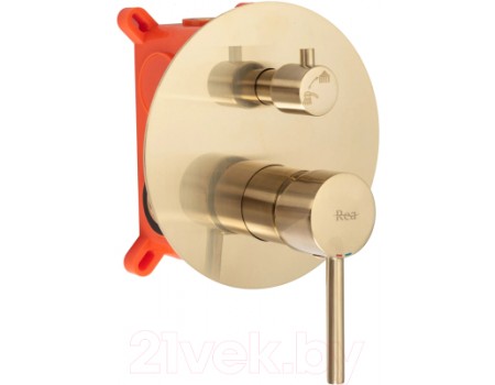 Душевая система REA Lungo Matt Gold P4160