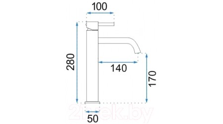 Смеситель REA Lungo B4400 (белый) 
