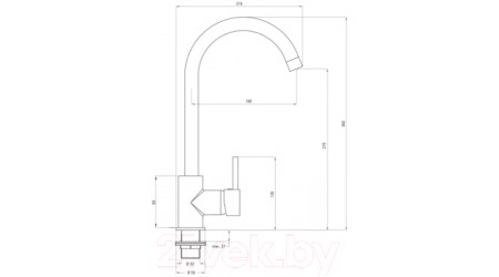 Смеситель Deante Luno BOC 062M 