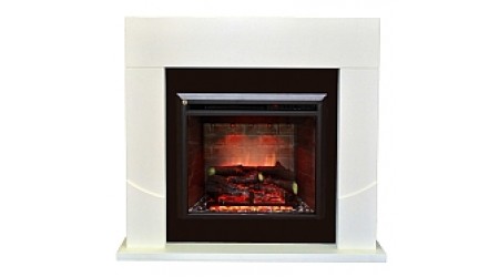 Портал для камина Смолком Luton 2 R L23 (фактурный белый)