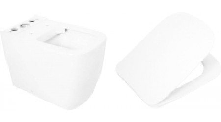 Унитаз напольный Cezares Lux CZR-159-CPR/CZR-159-SC
