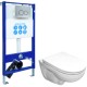 Унитаз подвесной с инсталляцией Sanita Luxe Best SL DM BSTSLWH0104 + INS-0000006