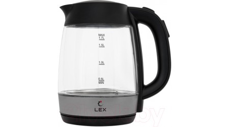 Электрочайник Lex LX 30011-1 (черный)