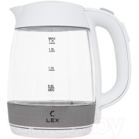 Электрочайник Lex LX 30011-2 (белый)