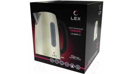 Электрочайник Lex LX 30017-3 (бежевый)