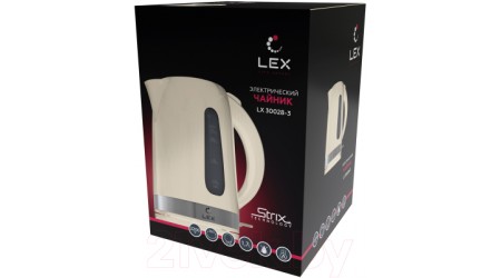 Электрочайник Lex LX 30028-3 (бежевый)
