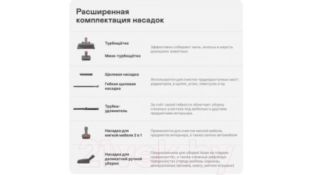 Вертикальный пылесос Garlyn M-4500 Pro