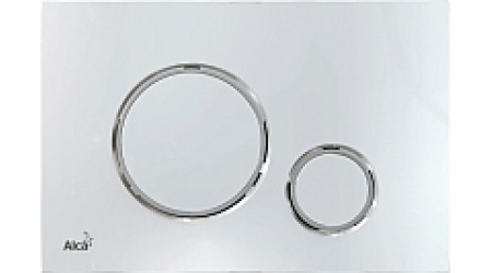 Кнопка для инсталляции Alcaplast M771 (глянцевый хром)
