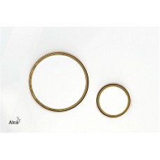 Кнопка для инсталляции Alcaplast M775 (белый/золото)