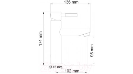 Смеситель Wasserkraft Main 4104 