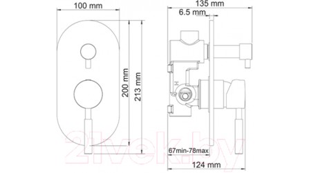 Смеситель Wasserkraft Main 4141 