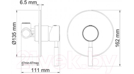 Смеситель Wasserkraft Main 4151 
