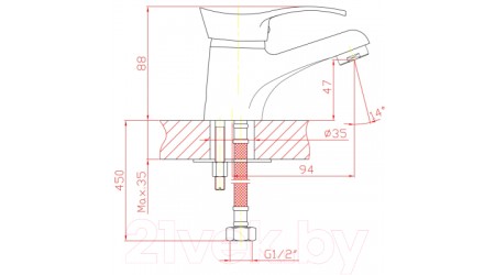 Смеситель Zollen Mainz MA53410522 