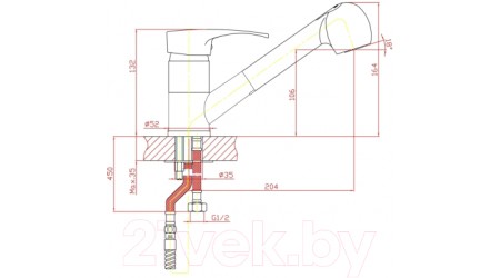Смеситель Zollen Mainz MA72410522 