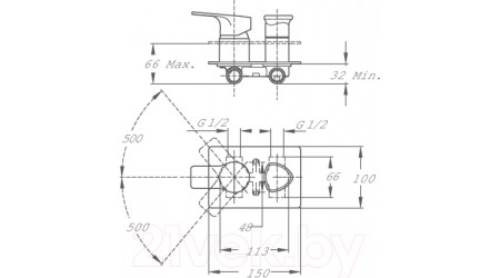 Смеситель Teka Manacor 841711200 
