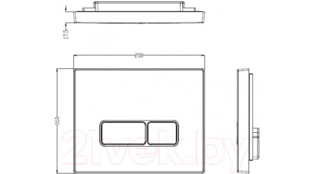 Унитаз подвесной с инсталляцией WeltWasser Marberg 410 + Nesenbach 004 GL-WT + Mar 410 SE-CR