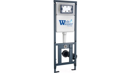 Унитаз подвесной с инсталляцией WeltWasser Marberg 410 + Nesenbach 004 GL-WT + Mar 507 SE