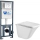 Унитаз подвесной с инсталляцией WeltWasser Marberg 410+ Rotbach 004 GL-WT+ Mar410 RD