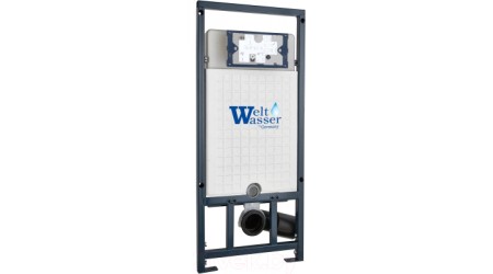 Унитаз подвесной с инсталляцией WeltWasser Marberg 507 + Gelbach 041 GL-WT + Mar 507 RD-CR