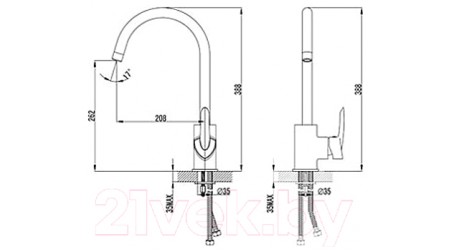 Смеситель LEMARK Mars LM3505C 