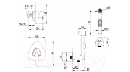 Смеситель LEMARK Mars LM3519C 