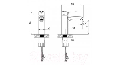 Смеситель LEMARK Mars LM3537C 