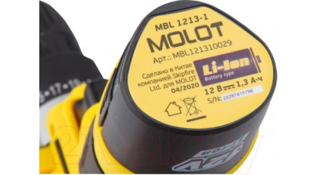 Шуруповерт Molot MBD 1213-1 Li (MBD12131Li0029)