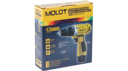 Шуруповерт Molot MBD 1213-1 Li (MBD12131Li0029)