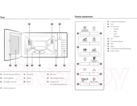 Микроволновая печь Samsung ME88SUT/BW