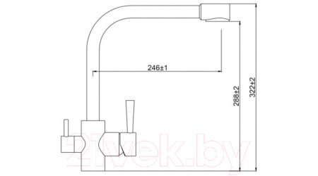 Смеситель Kaiser Merkur 26044-8 S 