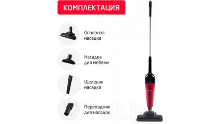 Вертикальный пылесос Arnica Merlin Pro ET13210 (черный/красный)