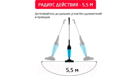 Вертикальный пылесос Arnica Merlin Pro ET13212 (голубой)