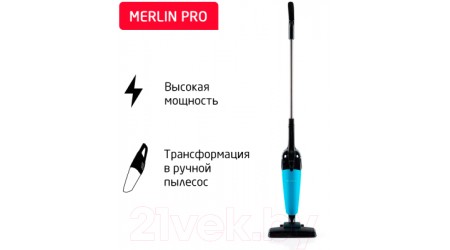 Вертикальный пылесос Arnica Merlin Pro ET13212 (голубой)