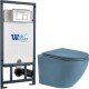 Унитаз подвесной с инсталляцией WeltWasser Merzbach 004 MT-GR + Marberg 507 SE