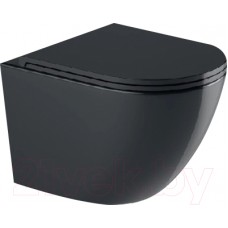 Унитаз подвесной WeltWasser Merzbach 043 GL-BL