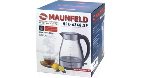 Электрочайник Maunfeld  MFK-634G.SP (стекло)