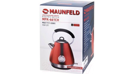 Электрочайник Maunfeld MFK-661CH (вишневый с перламутром)