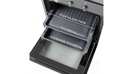 Газовый духовой шкаф Maunfeld MGOG 673S