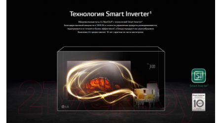 Микроволновая печь LG MH63M38GISW