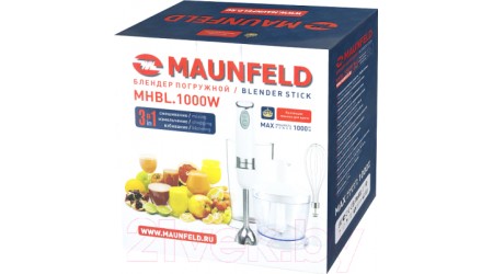 Блендер погружной Maunfeld MHBL.1000W (белый)