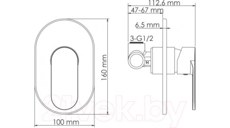 Смеситель Wasserkraft Mindel 8551 