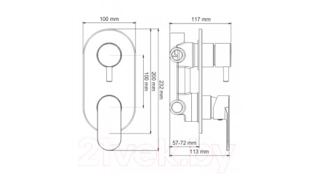 Смеситель Wasserkraft Mindel 8571 