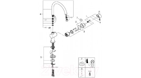 Смеситель GROHE Minta 30345000 