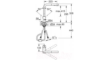 Смеситель GROHE Minta 30347000 