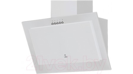 Вытяжка наклонная Lex Mio 600 (белый)