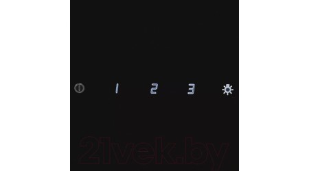 Вытяжка наклонная Lex Mira GS 600 / TRFE000022 (черный)